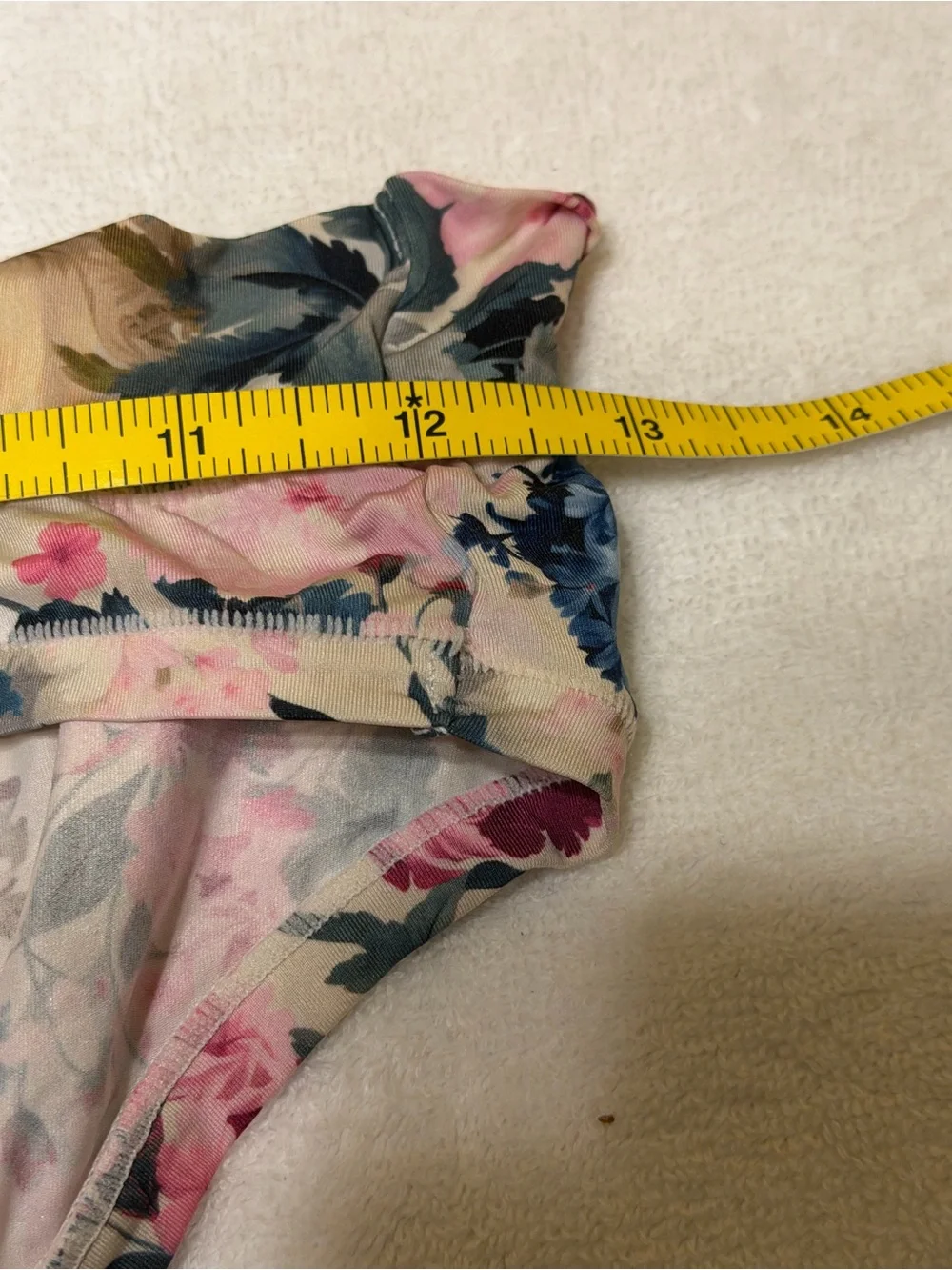 Cacique Comfort Bliss Floral Print French Cut Thong Panties